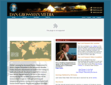 Tablet Screenshot of dangrossmanmedia.com